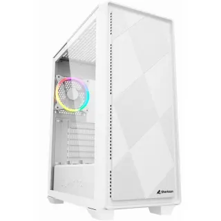 Sharkoon VS8 RGB , Tower-Gehäuse (weiß, Tempered Glass)