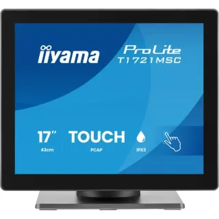 iiyama ProLite T1721MSC-B3, LED-Monitor (43 cm (17 Zoll), schwarz (matt), SXGA, TN, Touchscreen)