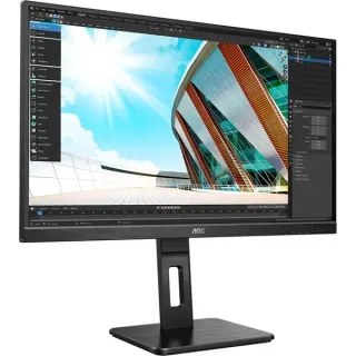 AOC 27P2Q, LED-Monitor (69 cm (27 Zoll), schwarz, FullHD, IPS, 75 Hz, HDMI)