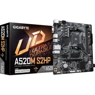 GIGABYTE A520M S2HP, Mainboard (schwarz/grau)