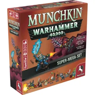 Pegasus Munchkin Warhammer 40K Super Mega Set, Kartenspiel
