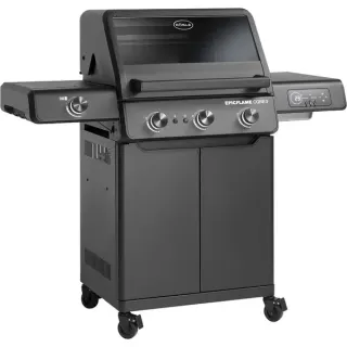 RÖSLE Gasgrill EPICFLAME Core 3 (schwarz, 800° Primezone, Smart, Vario+ Grillrostsystem)