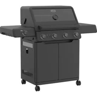 RÖSLE Gasgrill ALLFLAME Prime 4 (schwarz, 800° Primezone, Vario+ Grillrostsystem)