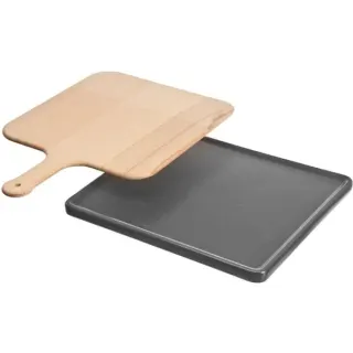 Bosch Home Backstein HEZ327000, Pizzastein (anthrazit, pyrolysefest)
