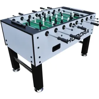 HUDORA Kickertisch Chelsea (weiß/schwarz, B-Ware)