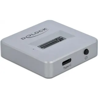 DeLOCK M.2 Dockingstation für M.2 NVMe PCIe SSD (grau)