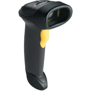 Zebra LS2208, Barcode-Scanner (schwarz, Kit inkl. Kabel und Standfuß)