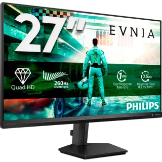 Philips Evnia 27M2N3500PF, Gaming-Monitor (68.5 cm (27 Zoll), dunkelgrau, QHD, Fast-IPS, HDMI, DP, 260Hz Panel)