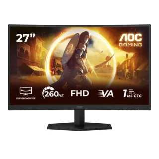 AOC AGON C27G42ZE, Gaming-Monitor (68.5 cm (27 Zoll), schwarz, FullHD, Fast VA, Curved, HDMI, DP, 240Hz Panel)