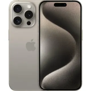 Apple iPhone 15 Pro 256GB Generalüberholt, Handy (Titan Natur, iOS)