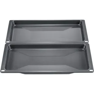 Bosch Home Universalpfannen HEZ530000, Backblech (anthrazit, 2 Stück)