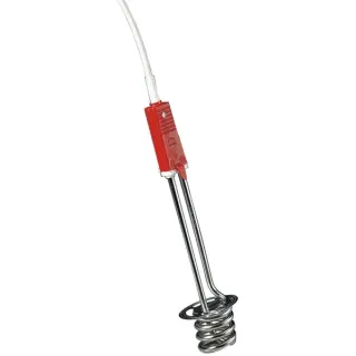 Rommelsbacher Tauchsieder TS 1502 (rot/edelstahl, 1.500 Watt, für 1,2 Liter)