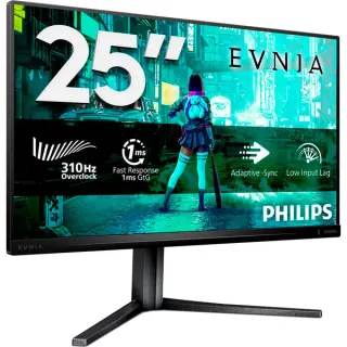 Philips Evnia 25M2N3200U, Gaming-Monitor (62.2 cm (24.5 Zoll), dunkelgrau, FullHD, Fast-IPS, HDMI, DP, 300Hz Panel)