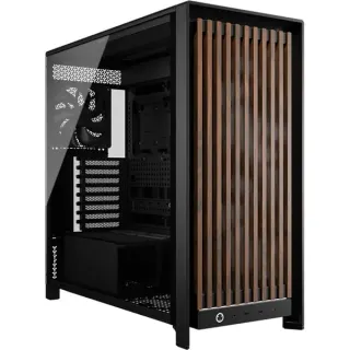 Corsair FRAME 5000D WOOD RS, Tower-Gehäuse (schwarz/holz, Tempered Glass, B-Ware)