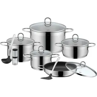 Silit Diamant Kochtopfset 9 teilig, Topf-Set (edelstahl)