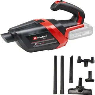 EINHELL TE-HV 18/06 Li - Solo, Handstaubsauger (rot/schwarz, ohne Akku und Ladegerät)