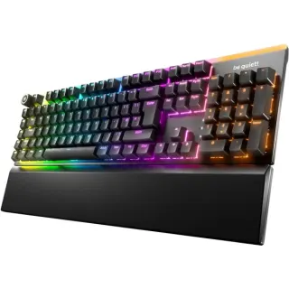 be quiet! Light Mount Silent Tactile, Gaming-Tastatur (schwarz, UK-Layout, be quiet! Silent Tactile, B-Ware)