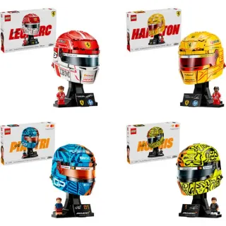 LEGO F1 Helme Bundle, Konstruktionsspielzeug