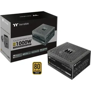 Thermaltake Toughpower GF3 1000W, PC-Netzteil (schwarz, 1x 12-Pin High Power GPU, 5x PCIe, Kabel-Management, 1000 Watt)