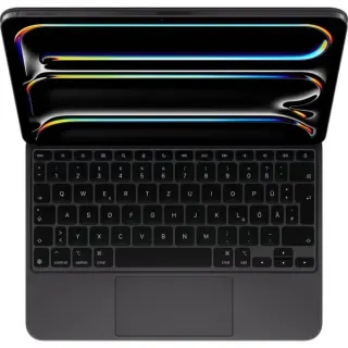 Apple Magic Keyboard für 11" iPad Pro (M4), Tastatur (schwarz, DE-Layout, Scherenmechanik, B-Ware)