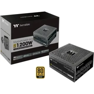 Thermaltake Toughpower GF3 1200W, PC-Netzteil (schwarz, 1x 12-Pin High Power GPU, 5x PCIe, Kabel-Management, 1200 Watt)
