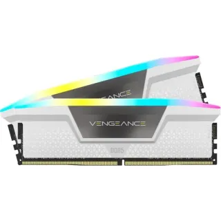 Corsair DIMM 32 GB DDR5-6000 (2x 16 GB) Dual-Kit, Arbeitsspeicher (weiß, CMH32GX5M2E6000C36W, Vengeance RGB, INTEL XMP)