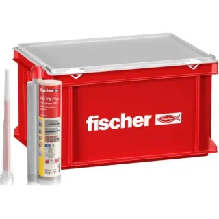fischer Hochleistungsmörtel FIS VW Plus High Speed 360 S (grau, 360ml, 20 Kartuschen im Koffer)