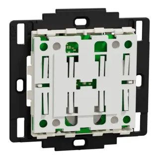 Merten Wiser Taster einfach zweifach batterieversorgt Typ MEG5001-0300, Sender (Retail)