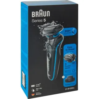 Braun Series 5 - 51-B1200s, Rasierer (schwarz/blau)