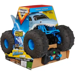 Spin Master Monster Jam Megalodon Storm, RC (hellblau, 1:15)