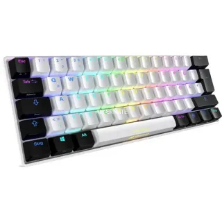 Sharkoon SKILLER SGK50 S4, Gaming-Tastatur (weiß/schwarz, PT-Layout, Kailh Red, B-Ware)
