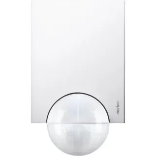Merten Bewegungsmelder Präsenzmelder ARGUS 110 Basic Typ 565119 mit 110 Grad Erfassungswinkel (weiß (glänzend), Retail)