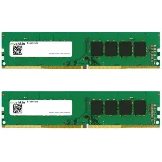 Mushkin DIMM 32 GB DDR4-2933 (2x 16 GB) Dual-Kit, Arbeitsspeicher (MES4U293MF16GX2, Essentials)