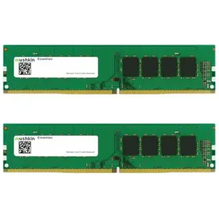 Mushkin DIMM 16 GB DDR4-2933 (2x 8 GB) Dual-Kit, Arbeitsspeicher (MES4U293MF8GX2, Essentials)