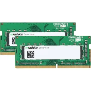 Mushkin SO-DIMM 32 GB DDR4-3200 (2x 16 GB) Dual-Kit, Arbeitsspeicher (MES4S320NF16GX2, Essentials)