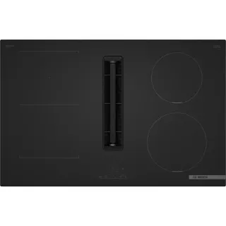 Bosch PVS81AB16E, Autarkes Kochfeld (schwarz (matt), mit Dunstabzug)