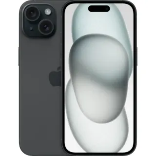 Apple iPhone 15 256GB Generalüberholt, Handy (schwarz, iOS)