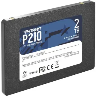 Patriot P210 2 TB, SSD (schwarz, SATA 6 Gb/s, 2,5")