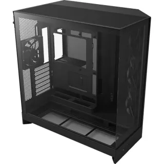 NZXT H9 Flow , Tower-Gehäuse (schwarz (matt), Tempered Glass x 2, B-Ware)