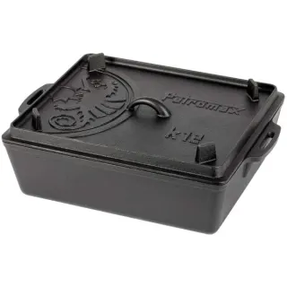 Petromax Kastenform mit Deckel k12, Topf (schwarz)