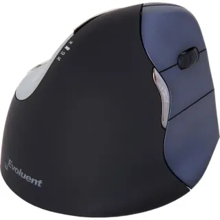 Evoluent Vertical Mouse 4 Wireless RH, Maus (schwarz/blau, B-Ware)