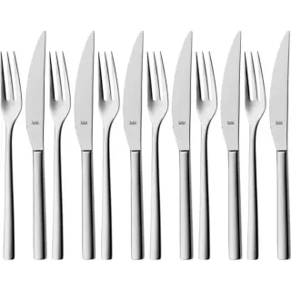 Silit Trend Steakbesteck, 12-teilig (edelstahl)