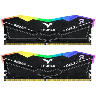 Team Group DIMM 32 GB DDR5-6400 (2x 16 GB) Dual-Kit, Arbeitsspeicher (schwarz, FF3D532G6400HC32ADC01, Delta RGB, INTEL XMP, AMD EXPO, B-Ware)