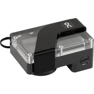 Alphacool Core DDCzero Flat Reservoir 90, Ausgleichsbehälter (schwarz/transparent, mit Pumpe)