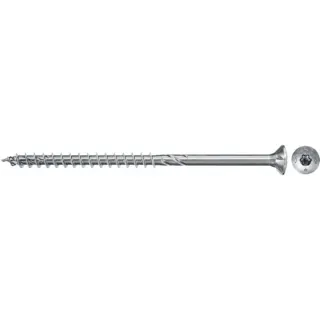 fischer Spanplattenschraube Power-Fast II 6,0x260 Senkkopf (50 Stück, Teilgewinde, verzinkt)