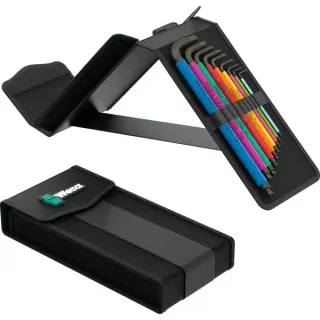 Wera Big Pack Multicolour Innensechskant Hex-Plus Set 1 (metrisch und zöllig), Schraubendreher (19-teilig, in textiler Box)