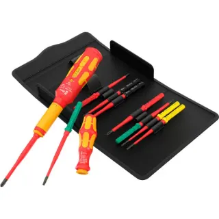 Wera Kraftform Kompakt VDE Safe-Torque Speed Schaltschrank-Set Basic 1, 11-teilig, Schraubendreher (Für Schaltschrankverschraubungen)