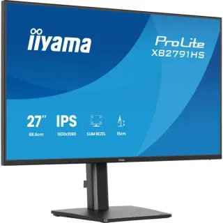 iiyama ProLite XB2791HS-B1, LED-Monitor (68.6 cm (27 Zoll), schwarz (matt), FullHD, IPS, HDMI, DP, Lautsprecher, Höhenverstellung, 120Hz Panel, B-Ware)