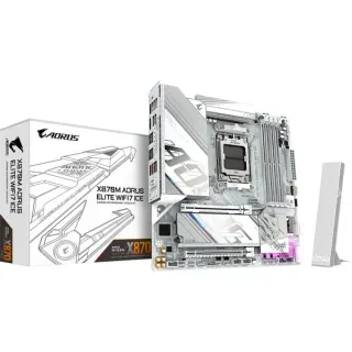 GIGABYTE X870M AORUS ELITE WIFI7 ICE, Mainboard (weiß, B-Ware)