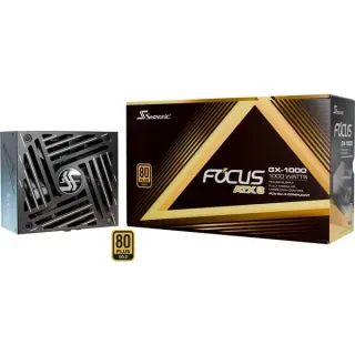 Seasonic FOCUS GX-1000-V4 1000W ATX3.1, PC-Netzteil (schwarz, 1x 12-Pin High Power GPU, 3x PCIe, Kabel-Management, 1000 Watt, B-Ware)
